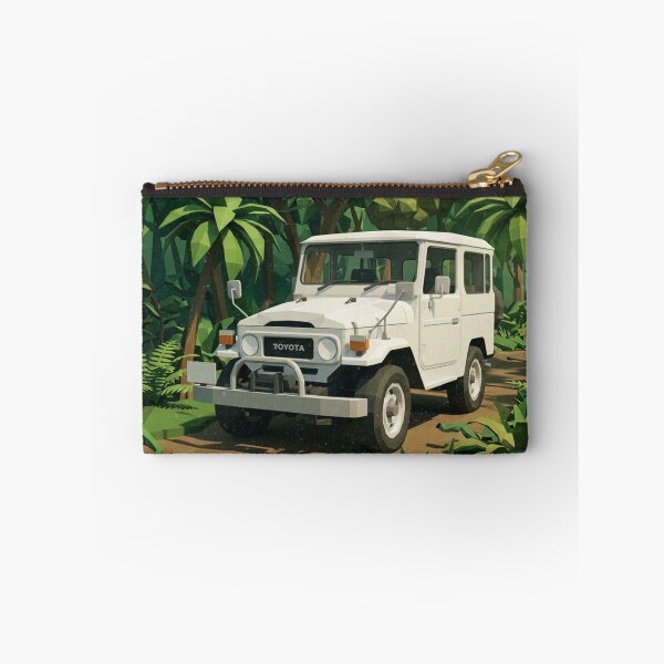 Item preview, Classic Toyota Land Cruiser Low Poly Scene designed and sold by Dimensionality.