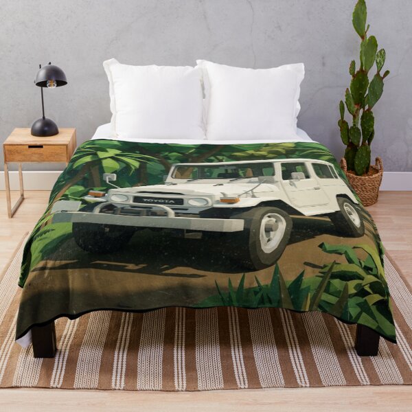 Item preview, Classic Toyota Land Cruiser Low Poly Scene designed and sold by Dimensionality.