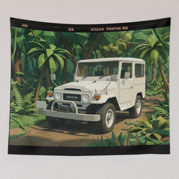 Item preview, Classic Toyota Land Cruiser Polygon Scene designed and sold by Dimensionality.