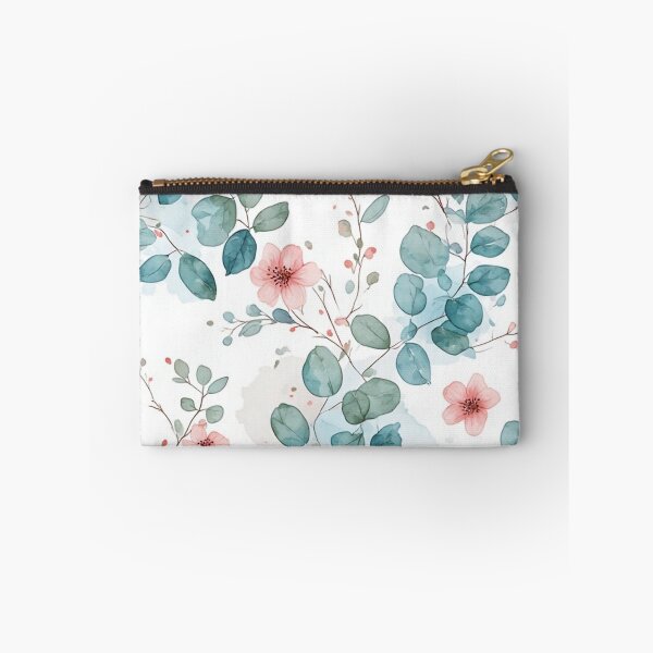 Item preview, Aesthetic Watercolor Eucalyptus & Wildflowers - Soft Botanical Pattern designed and sold by thepixelcloset.