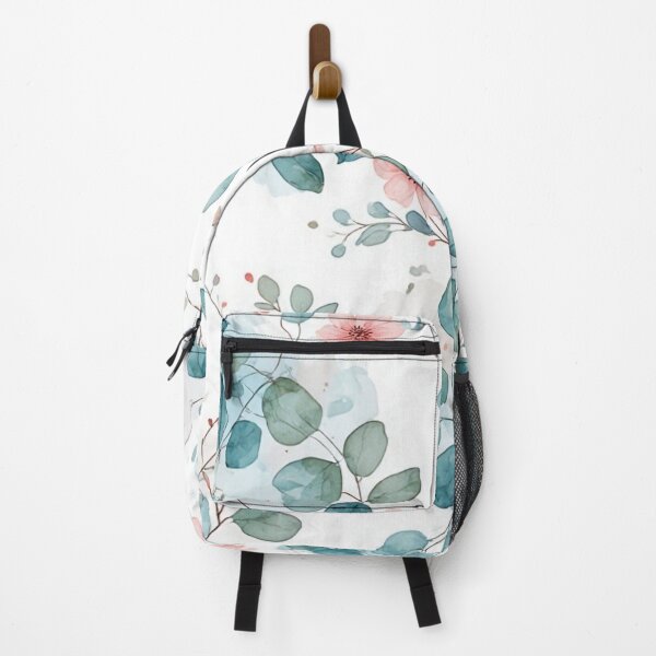Item preview, Aesthetic Watercolor Eucalyptus & Wildflowers - Soft Botanical Pattern designed and sold by thepixelcloset.