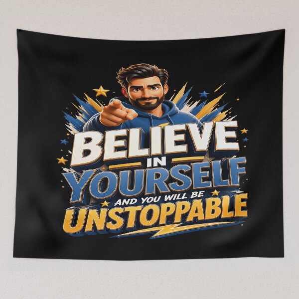 Item preview, Believe in Yourself Typograph designed and sold by MAJCO-ART.