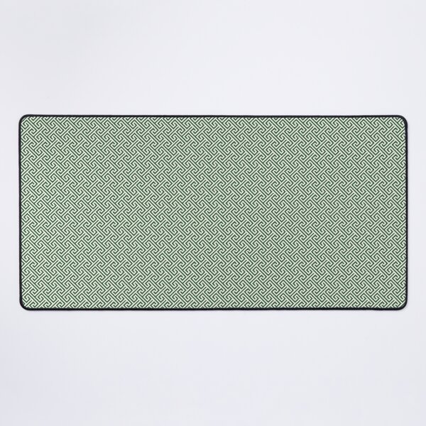 Item preview, Forest Green Greek Key Geometric Pattern designed and sold by ccitypictures.