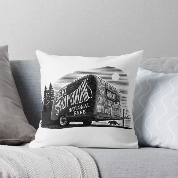 Item preview, Great Smoky Mountains National Park Camping Label designed and sold by John Morris Illustration.