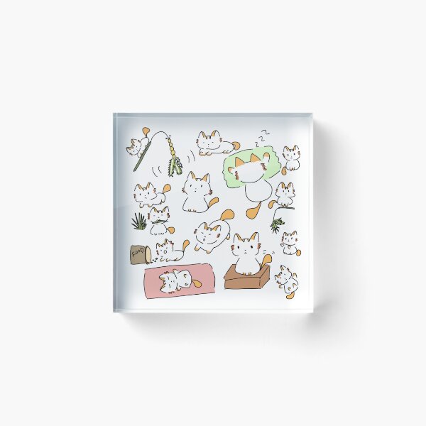 Item preview, Cat doodles  designed and sold by Flare-shiningray.