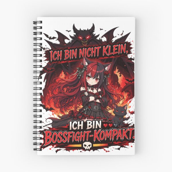 Item preview, I'm not small, I'm boss-fight compact | Funny anime gamer quote designed and sold by Revyra Design .