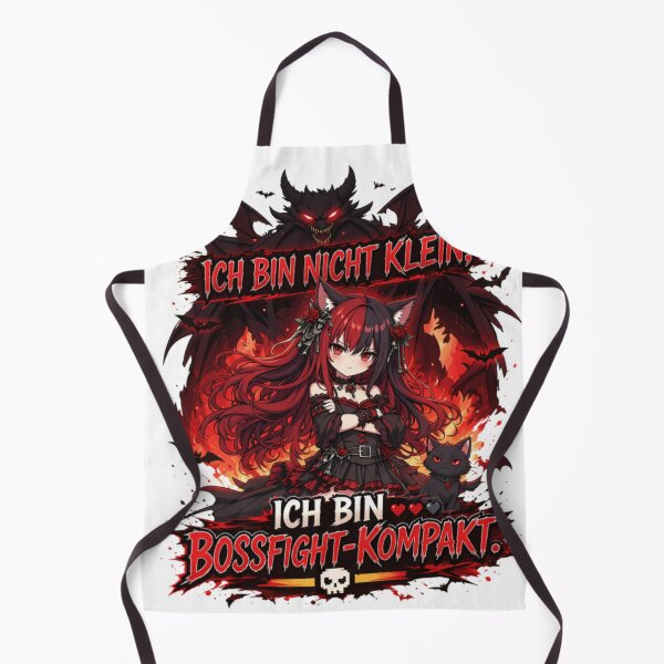 Item preview, I'm not small, I'm boss-fight compact | Funny anime gamer quote designed and sold by Revyra Design .