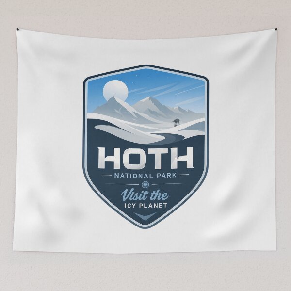 Item preview, Hoth National Park designed and sold by FrontierCosmic.