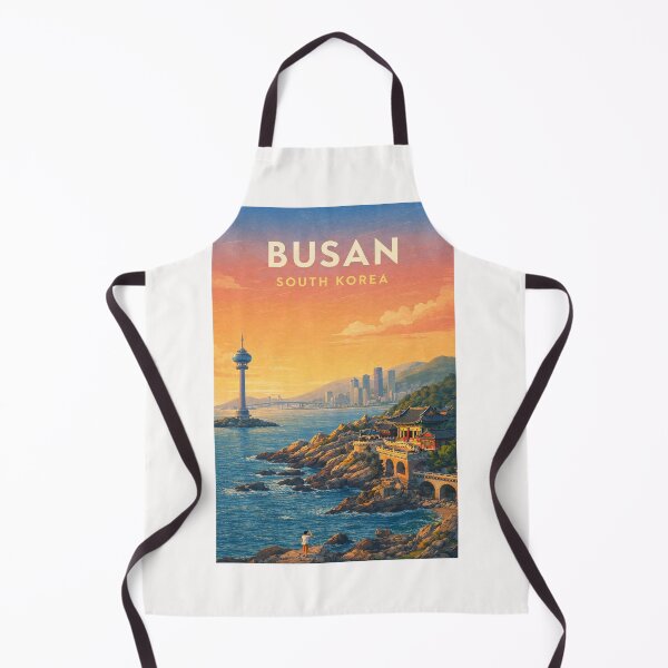 Item preview, Busan South Korea Skyline, Gwangan Bridge and Haedong Yonggungsa Coast designed and sold by Places On Earth.