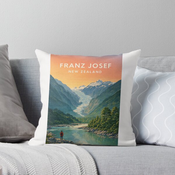 Item preview, Franz Josef Glacier Valley and Southern Alps New Zealand designed and sold by Places On Earth.