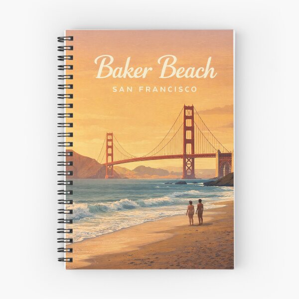 Item preview, Baker Beach Golden Gate Bridge San Francisco Coastline designed and sold by Places On Earth.