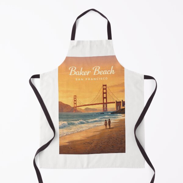 Item preview, Baker Beach Golden Gate Bridge San Francisco Coastline designed and sold by Places On Earth.