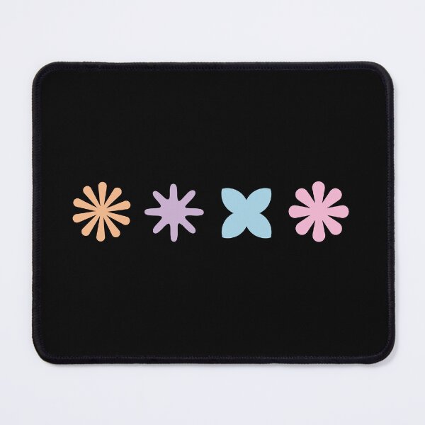 Item preview, Four minimalist and colorful flowers designed and sold by AtelierNostalgie.