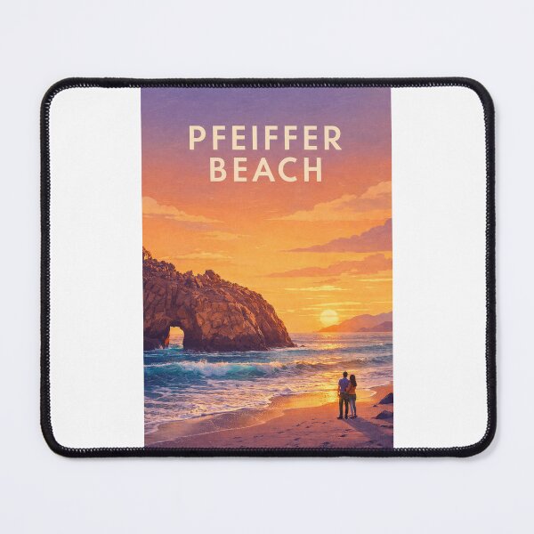 Item preview, Pfeiffer Beach Keyhole Rock Big Sur California Sunset designed and sold by Places On Earth.
