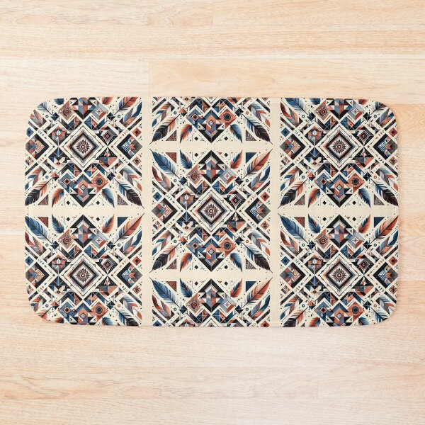 Item preview, Native American Tribal Feather Mosaic designed and sold by nikkolaus.