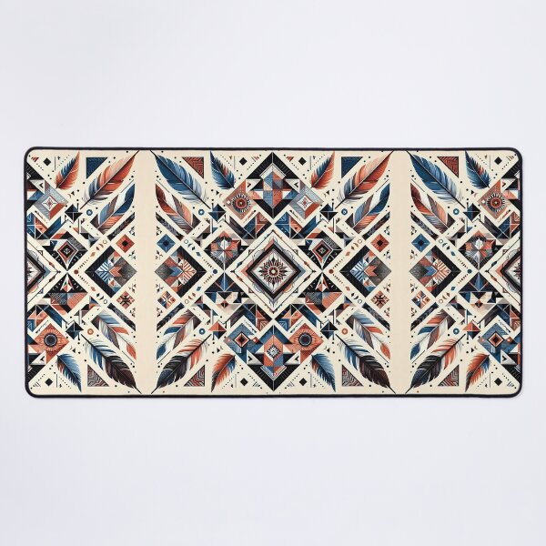 Item preview, Native American Tribal Feather Mosaic designed and sold by nikkolaus.