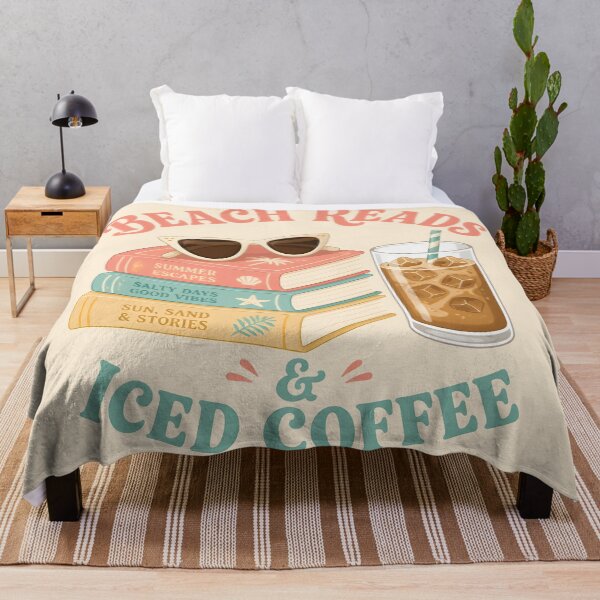 Item preview, Beach Reads & Iced Coffee designed and sold by Bal Drops.