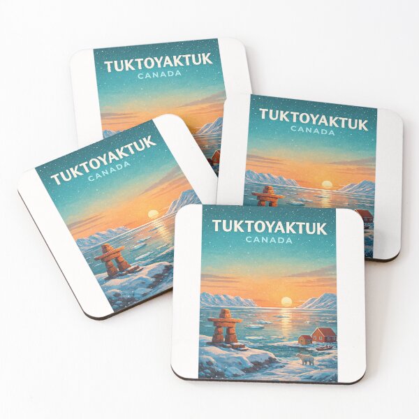 Item preview, Tuktoyaktuk Arctic Ocean Inuvialuit Settlement Northwest Territories designed and sold by Places On Earth.