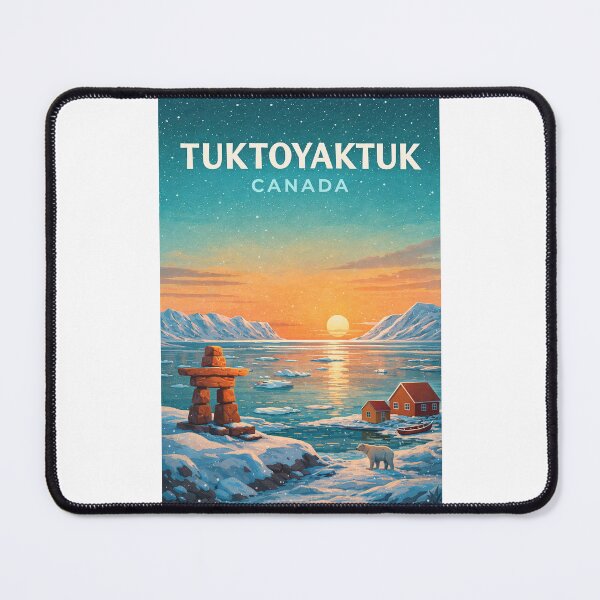 Item preview, Tuktoyaktuk Arctic Ocean Inuvialuit Settlement Northwest Territories designed and sold by Places On Earth.