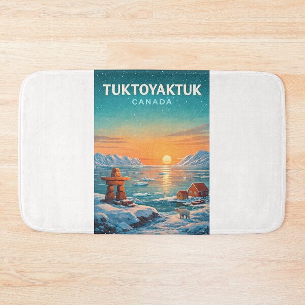 Item preview, Tuktoyaktuk Arctic Ocean Inuvialuit Settlement Northwest Territories designed and sold by Places On Earth.