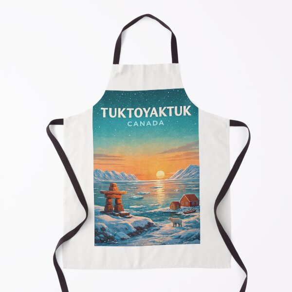 Item preview, Tuktoyaktuk Arctic Ocean Inuvialuit Settlement Northwest Territories designed and sold by Places On Earth.