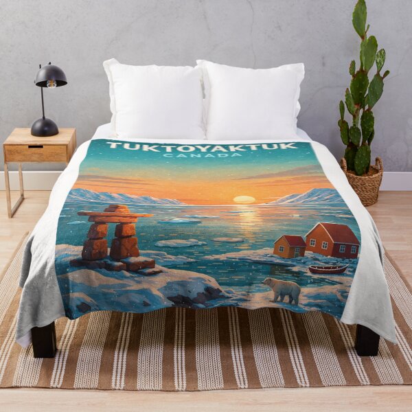 Item preview, Tuktoyaktuk Arctic Ocean Inuvialuit Settlement Northwest Territories designed and sold by Places On Earth.