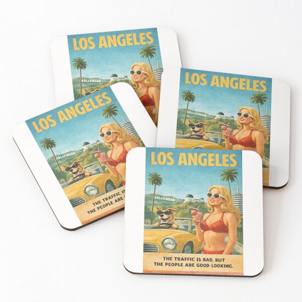 Item preview, Los Angeles Hollywood Sign Griffith Observatory California Skyline Humor designed and sold by Places On Earth.