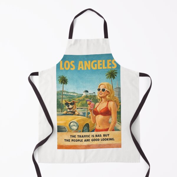 Item preview, Los Angeles Hollywood Sign Griffith Observatory California Skyline Humor designed and sold by Places On Earth.