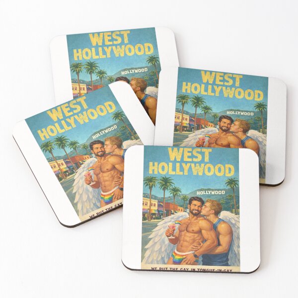 Item preview, West Hollywood Rainbow Boulevard Hollywood Sign Gay Pride Celebration designed and sold by Places On Earth.