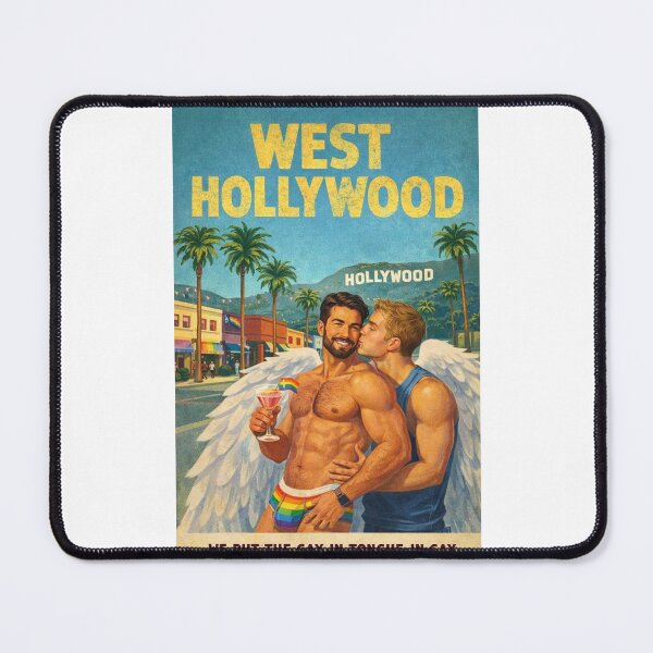 Item preview, West Hollywood Rainbow Boulevard Hollywood Sign Gay Pride Celebration designed and sold by Places On Earth.