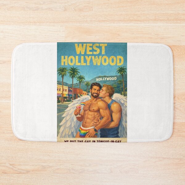 Item preview, West Hollywood Rainbow Boulevard Hollywood Sign Gay Pride Celebration designed and sold by Places On Earth.