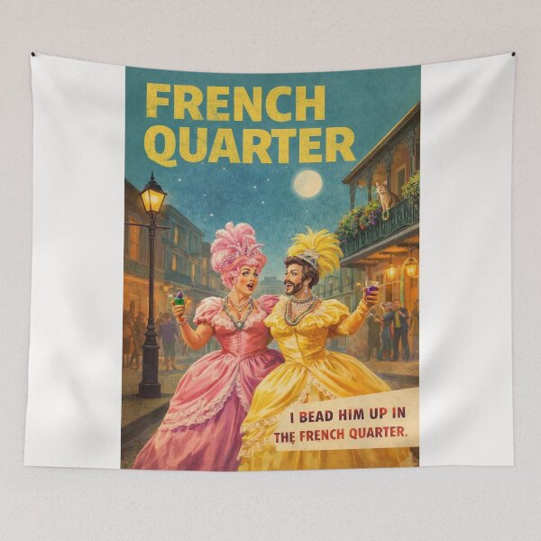 Item preview, French Quarter Jackson Square New Orleans Louisiana Gay Nightlife designed and sold by Places On Earth.