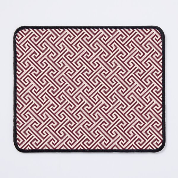 Item preview, Burgundy Greek Key Maze Seamless Pattern designed and sold by ccitypictures.