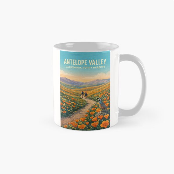 Item preview, Antelope Valley California Poppy Reserve Spring Wildflower Landscape designed and sold by Places On Earth.