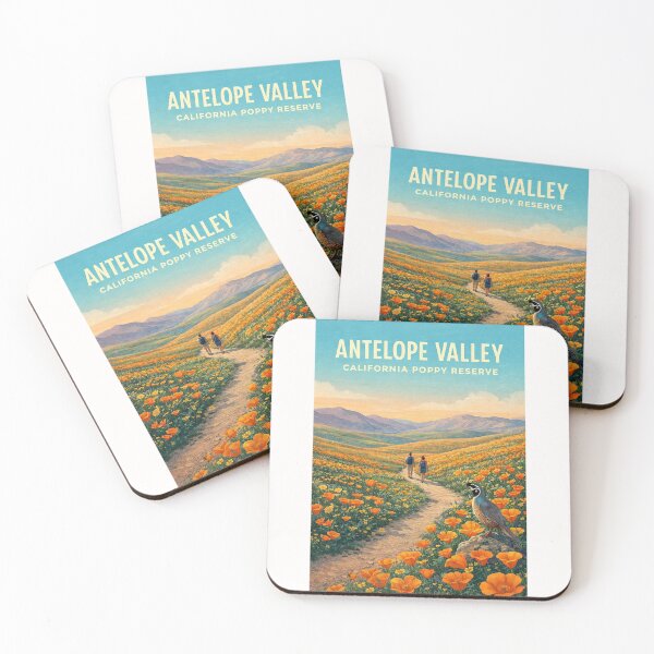 Item preview, Antelope Valley California Poppy Reserve Spring Wildflower Landscape designed and sold by Places On Earth.
