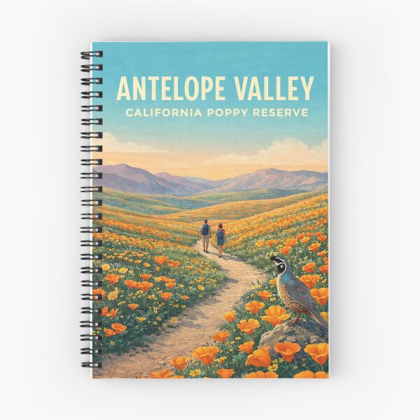Item preview, Antelope Valley California Poppy Reserve Spring Wildflower Landscape designed and sold by Places On Earth.