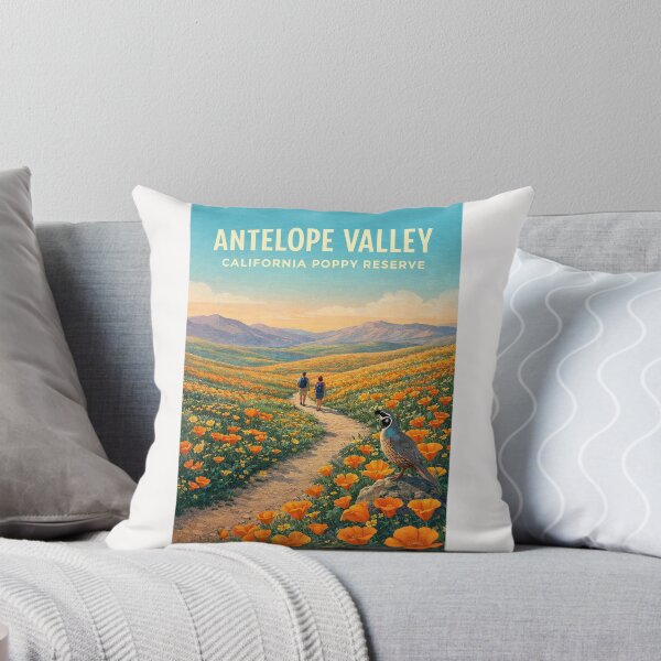 Item preview, Antelope Valley California Poppy Reserve Spring Wildflower Landscape designed and sold by Places On Earth.