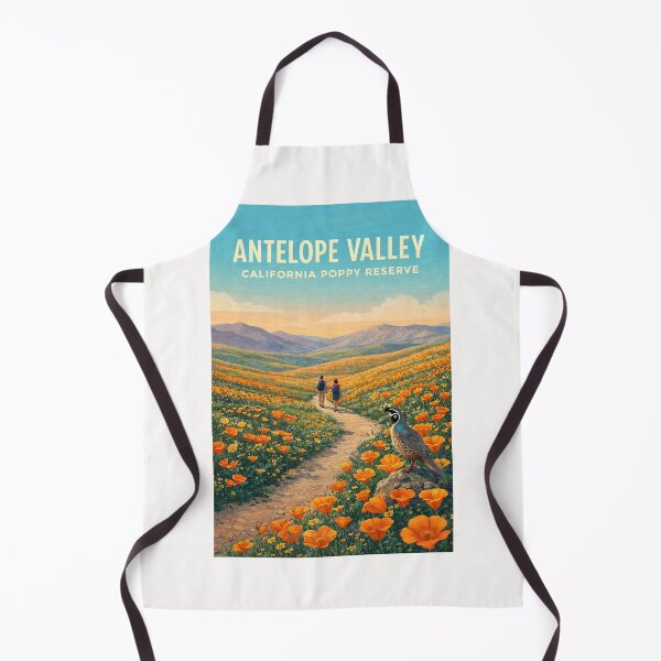 Item preview, Antelope Valley California Poppy Reserve Spring Wildflower Landscape designed and sold by Places On Earth.
