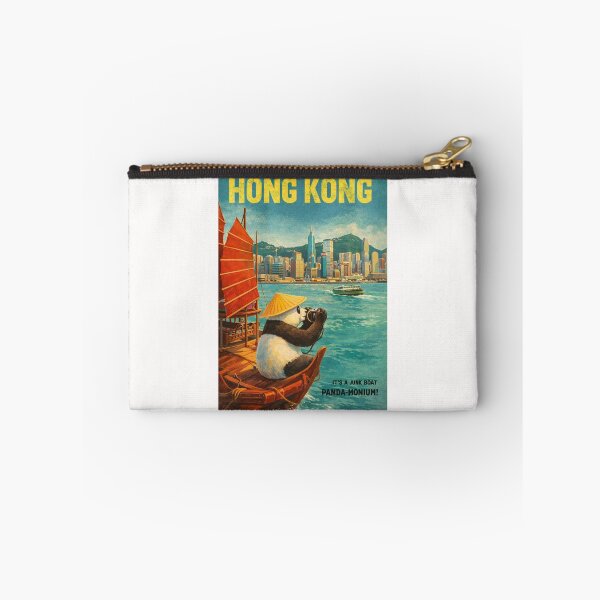 Item preview, Hong Kong Victoria Harbour Skyline with Star Ferry and Traditional Junk Boat designed and sold by Places On Earth.
