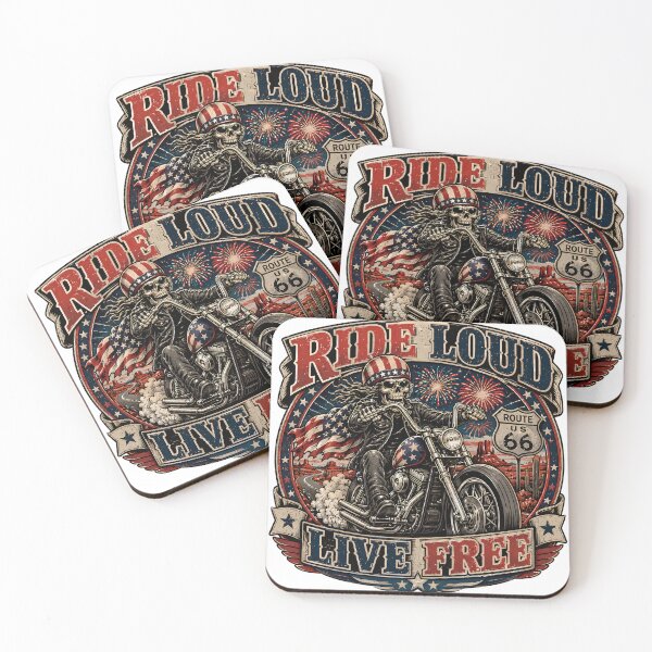 Item preview, Ride Loud Live Free Biker designed and sold by Esu8y2.