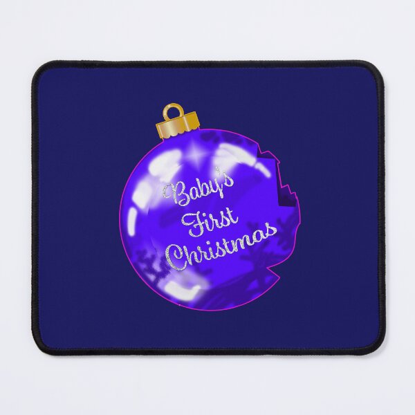 Item preview, Baby's First Christmas Blue designed and sold by Normbot2000.