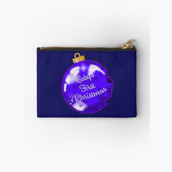 Item preview, Baby's First Christmas Blue designed and sold by Normbot2000.