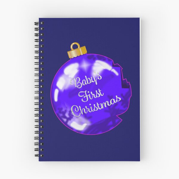 Item preview, Baby's First Christmas Blue designed and sold by Normbot2000.