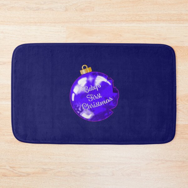 Item preview, Baby's First Christmas Blue designed and sold by Normbot2000.