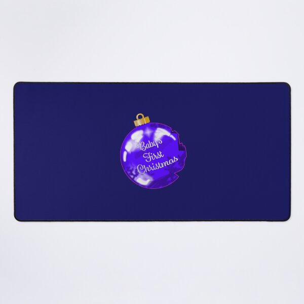 Item preview, Baby's First Christmas Blue designed and sold by Normbot2000.
