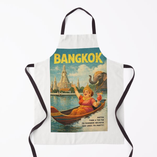Item preview, Bangkok Wat Arun Chao Phraya River and Grand Palace Thailand designed and sold by Places On Earth.