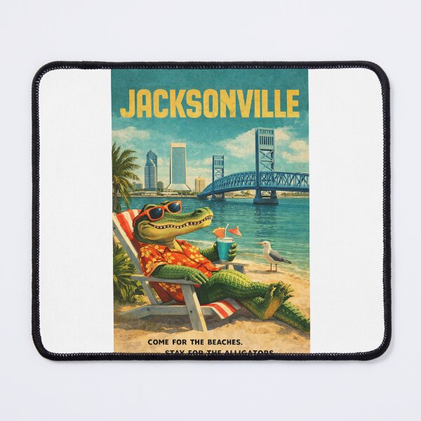 Item preview, Jacksonville St Johns River Skyline and Main Street Bridge Florida designed and sold by Places On Earth.