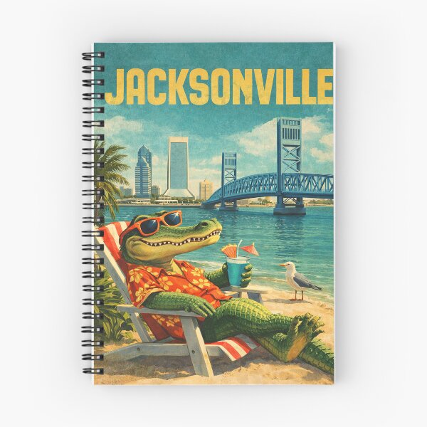 Item preview, Jacksonville St Johns River Skyline and Main Street Bridge Florida designed and sold by Places On Earth.
