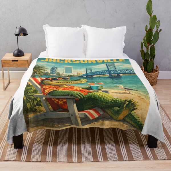 Item preview, Jacksonville St Johns River Skyline and Main Street Bridge Florida designed and sold by Places On Earth.