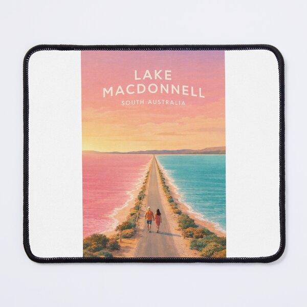 Item preview, Lake MacDonnell Pink Lake Eyre Peninsula South Australia designed and sold by Places On Earth.